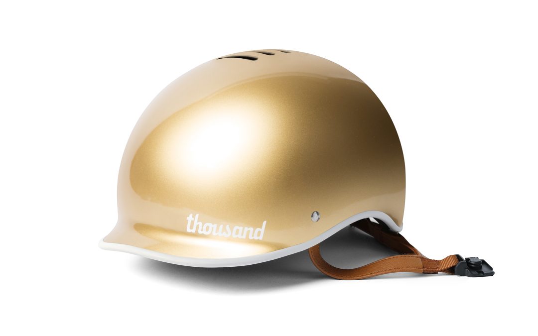 Heritage Bike- & Skater-Helm Stay Gold